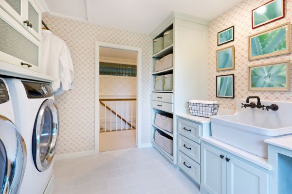 design of laundry utility room of residential home